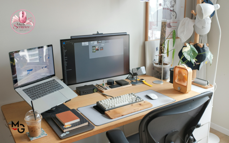 Come creare uno spazio di scrittura comodo, bello ed efficiente