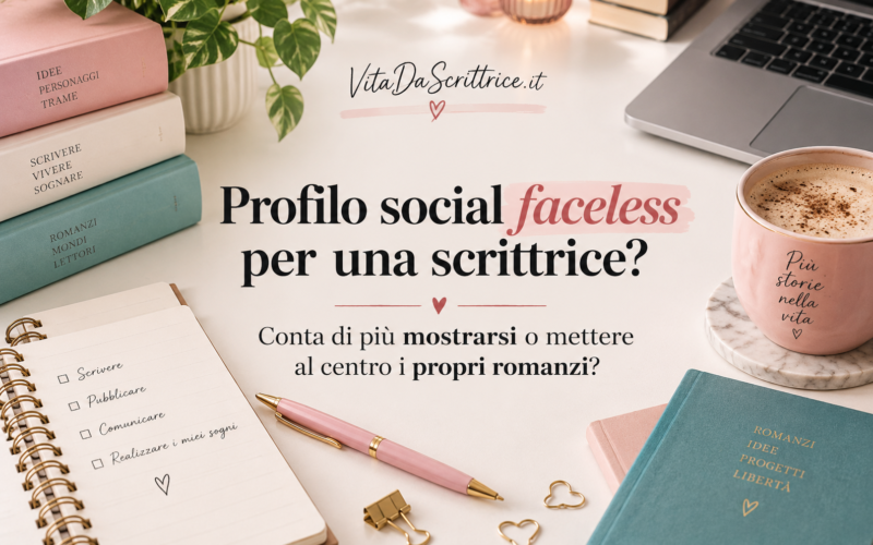 Profilo social faceless per una scrittrice: funziona davvero?