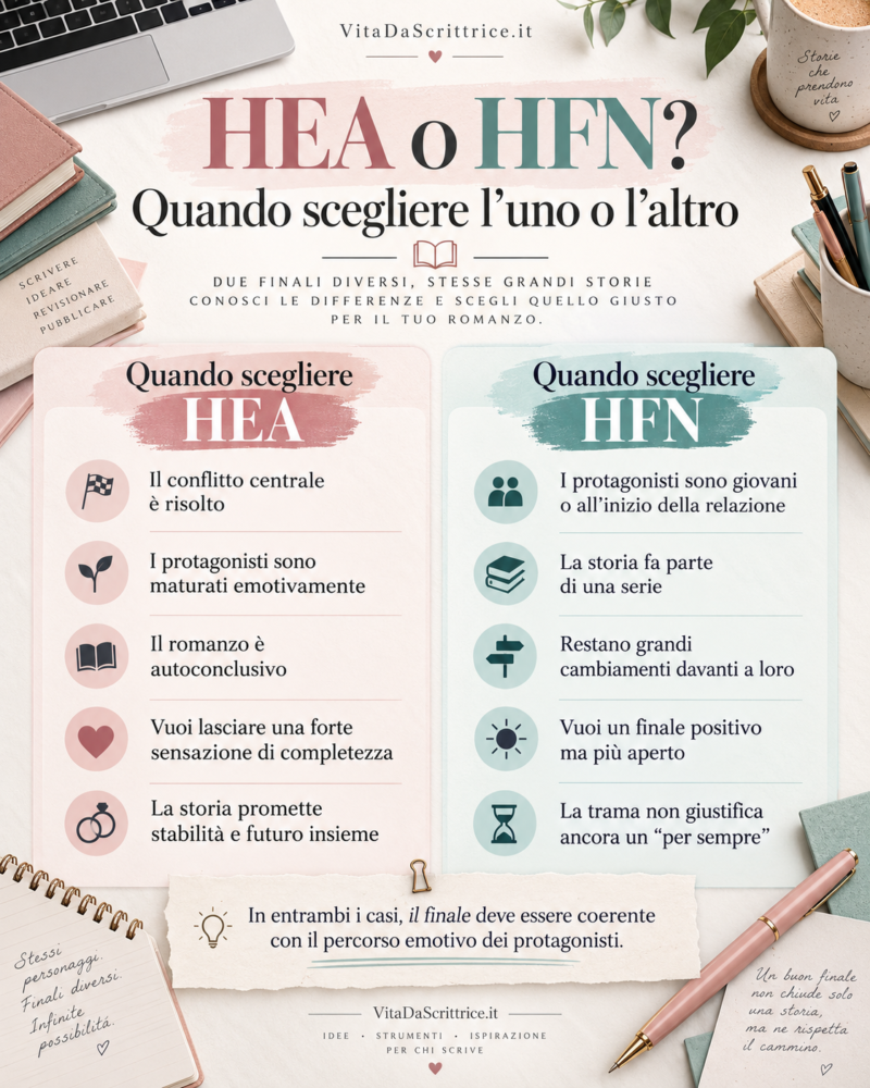 HEA o HFN? Come scegliere il finale giusto per un romance