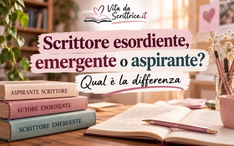 Scrittore esordiente, emergente o aspirante? Le differenze